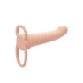 Dong Strap Ball Stretcher Ribbed Dual Penetrator - photo 1
