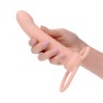 Dong Strap Ball Stretcher Ribbed Dual Penetrator - photo 3