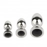 Joya anal de acero Jewled Butt Plug - photo 0