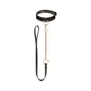 Collar con Correa Dorada