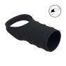 Cockring con funda estriada de silicona - photo 0
