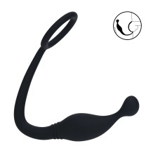 Cockring con estimulador prostático de silicona Small
