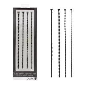 Kit de Varillas Uretrales de Silicona Spiral Screw Beginner