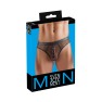 Tanga de rejilla con anillas - photo 5