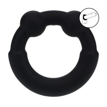 Anillo para el pene de metal y silicona