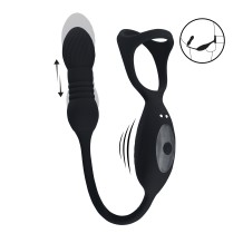 Anillo para el pene Tri O vibrador y pulsante
