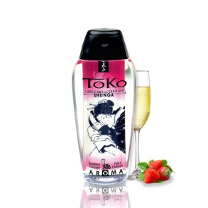 Lubricante Toko Fresas y Vino Espumoso