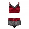 Conjunto Satén Rojo y Culotte - photo 3