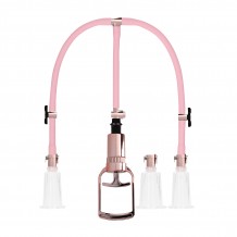 Bomba de Pechos y Clítoris Rose Gold
