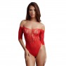 Body de rejilla Rhinestone - photo 0