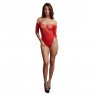 Body de rejilla Rhinestone - photo 3