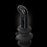 Plug Prostático de Cristal Negro con Mando N°84 - photo 4