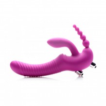 Consolador Strapless Vibrador Regal Rider Triple G