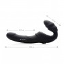 Consolador Strapless Vibrador Slim Rider Ribbed - photo 5
