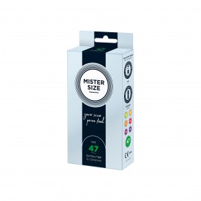 Preservativos Talla Ajustada por 10 47 mm