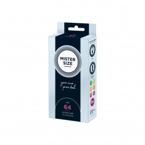 Preservativos Talla Ajustada por 10 64 mm