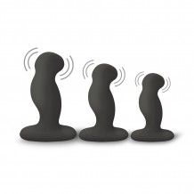 Set unisex 3 plugs anales / vaginales vibradores G-Play Trio Plus