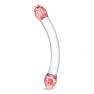 Consolador de Cristal Red Head Double - photo 0