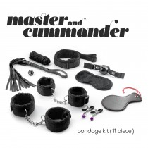 Set Bondage 11 Piezas Master And Cummander