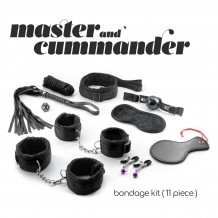 Set Bondage 11 Piezas Master And Cummander