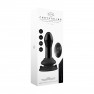 Plug Anal Vibrador Pluggy de Vidrio Negro - photo 6