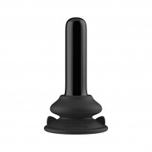 Plug Anal Vibrador Thumby de Vidrio Negro