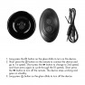 Plug Anal Vibrador Thumby de Vidrio Negro - photo 4