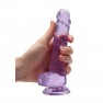 Consolador con Testículos Crystal Clear 17 cm - photo 1