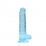 Consolador con Testículos Crystal Clear 19 cm - photo 0