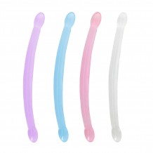 Doble Dildo Crystal Clear