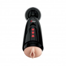 Masturbador Vibrador Vagina Dirty Talk Starter Stroker PDX