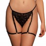 Tanga de Encaje con Liguero Marie - photo 0