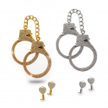 Esposas Diamond Wrist Cuffs Bondage In Luxury