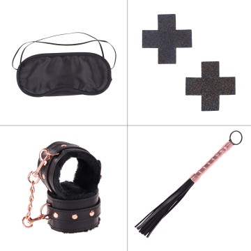Kit BDSM 4 Piezas de Polipiel Brat