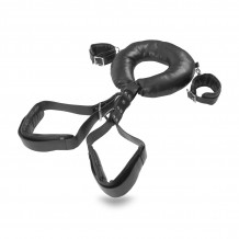 Arnés cabestrillo con esposas para muslos y muñecas Padded Thigh Sling