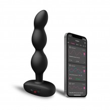 Plug Anal Largo Vibrador y Rotatorio Ridge