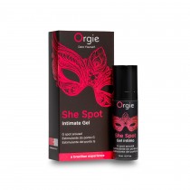 Gel vibrante y de efecto calor para el punto G She Spot