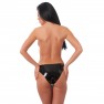 Braguita de látex con consolador - photo 1