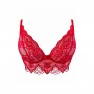 Sujetador Bustier Encaje Rojo V-9691 - photo 1