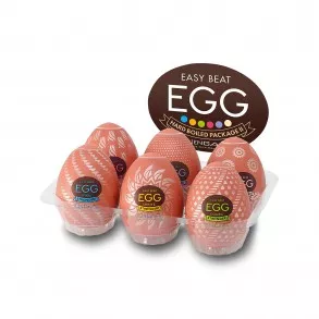 Pack de 6 Huevos Masturbadores Hard Boiled 2